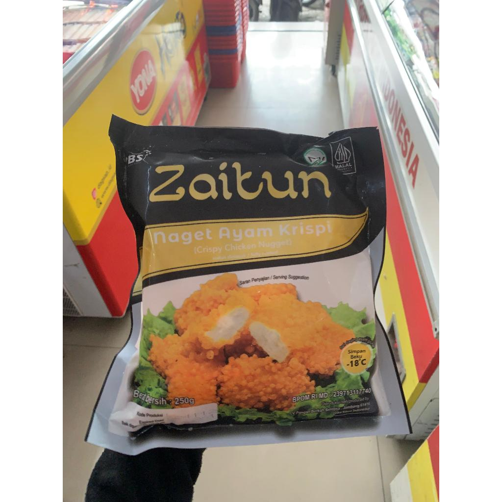 

ZAITUN Naget Ayam Crispy Bubble Crumb 250gr