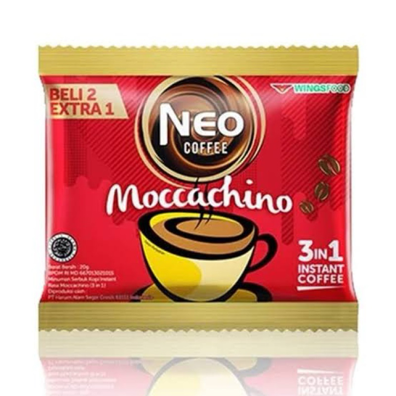 

Kopi Neo Mocachino / 1 Renceng / 10 + 5 Pcs