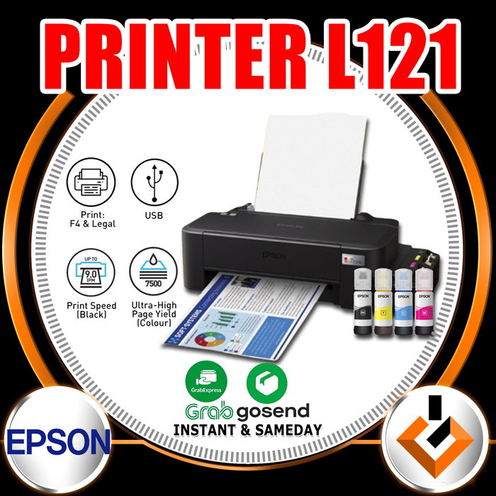 Epson Printer L121 USB / Printer Epson L121 / Epson printer murah L-121 L 121 Printer Epson PRINT ON