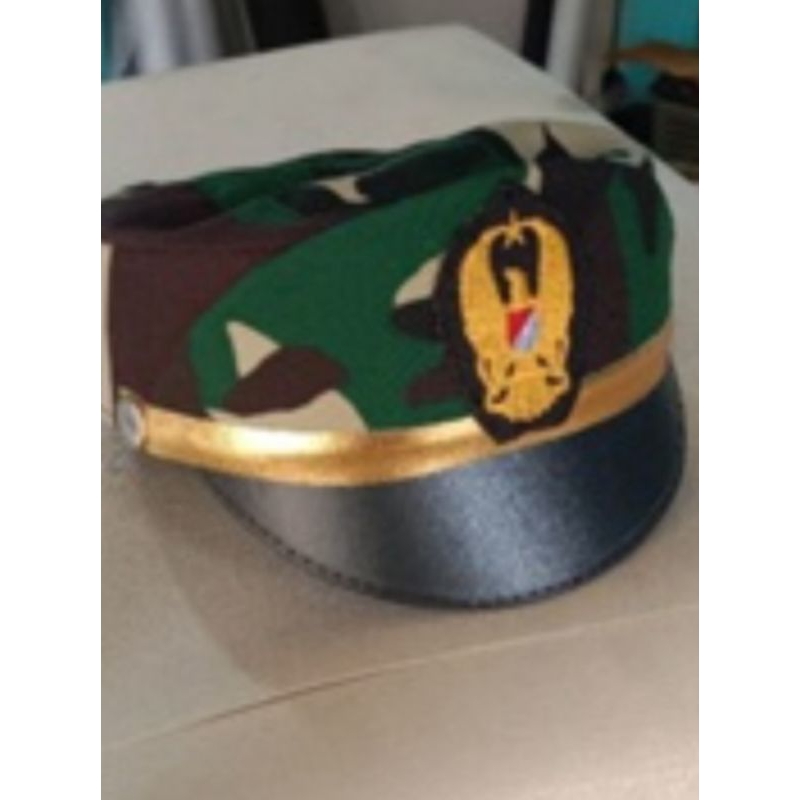topi polisi TNI anak cewek tk paud