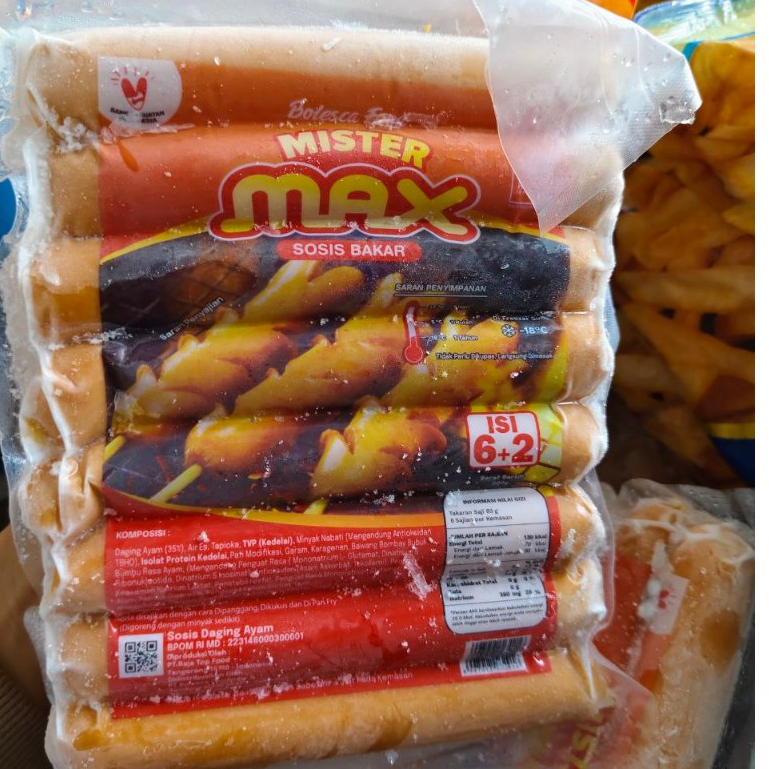 

Mister MAX Sosis Bakar isi 8 dan isi 12