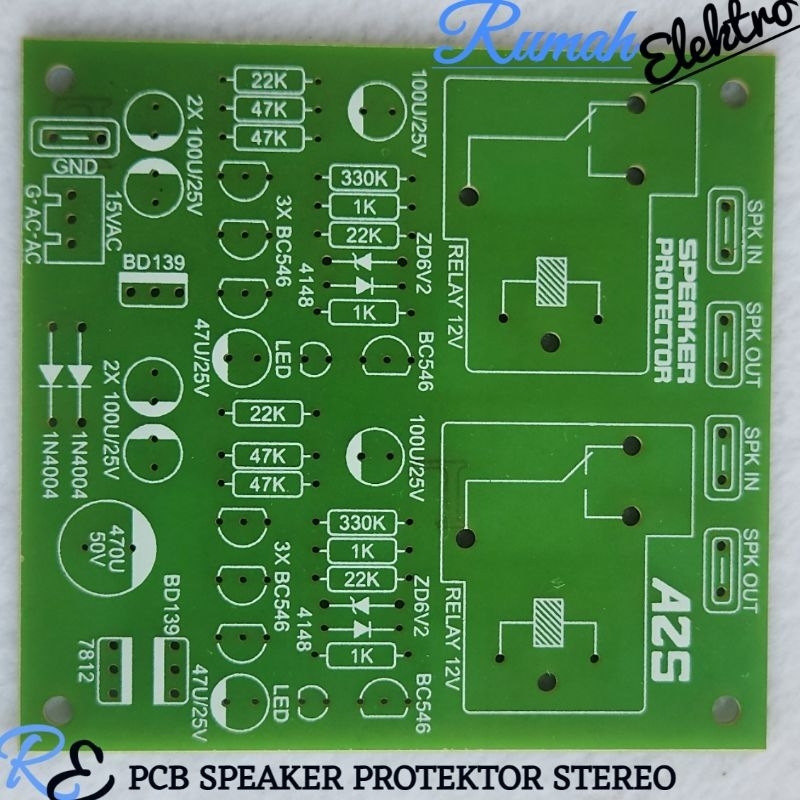 PCB SPEAKER PROTEKTOR STEREO PROTECTOR STEREO PA-062