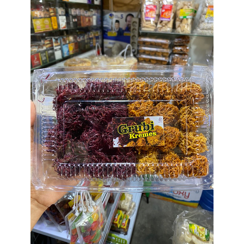 

CARANG MAS MIX / GRUBI / WALANGAN / KREMESAN ISI 42 BIJI OLEH - OLEH KHAS BLITAR