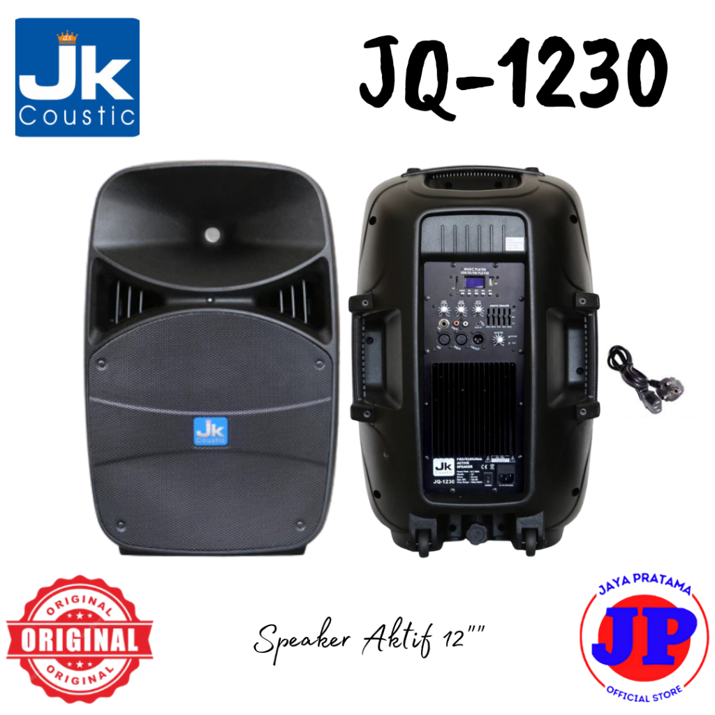 JK Coustic Speaker Aktif JQ-1230 12-Inch Speaker Aktif Original JK Coustic JQ1230