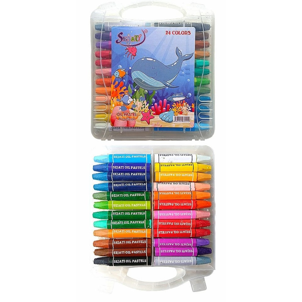 

Oil Pastel Crayon 24 Warna SEJATI (non toxic)