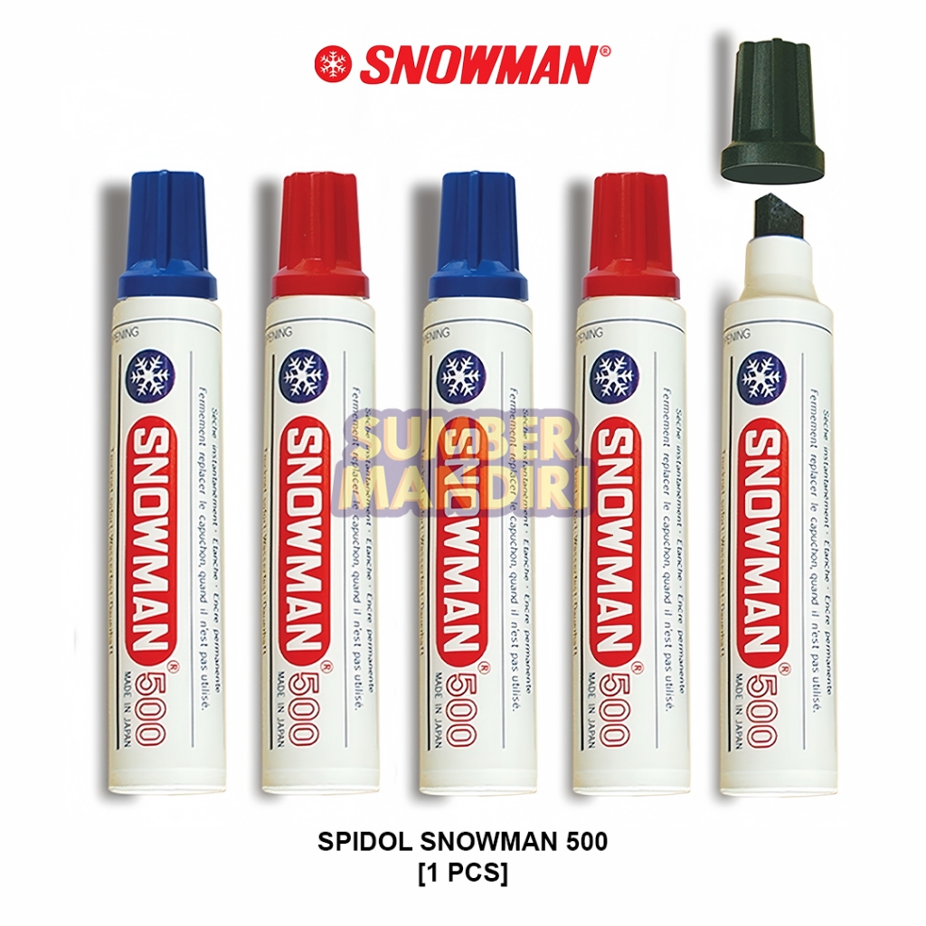 

Spidol Papan Tulis SNOWMAN 500 Jumbo Marker [1 PCS]