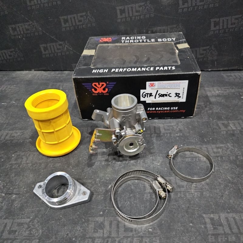 Throttle Body TB SYS Honda GTR 150 Sonic 150 RS150 32 36 mm Original Malaysia