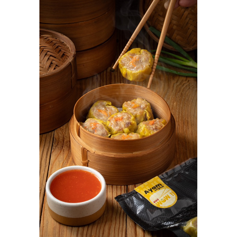 

XIAO WOW - DIMSUM PREMIUM DIMSUM AYAM FROZEN HALAL ISI 10 PCS FREE SAOS
