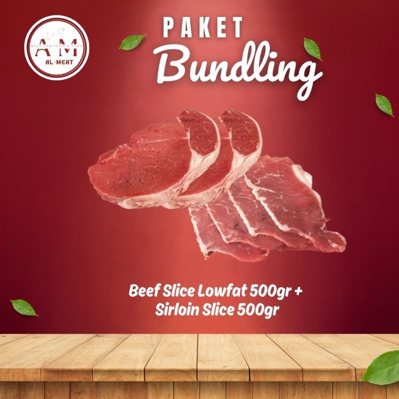 

Bundling Beef Slice Lowfat 500gr + Sirloin Slice 500gr