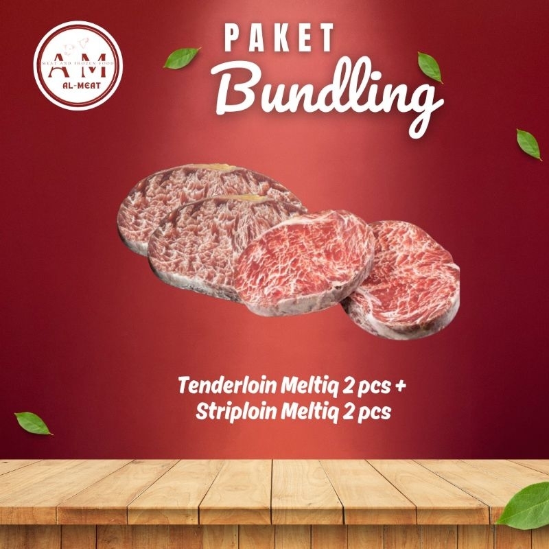 

Bundling Tenderloin 2pcs + Striploin Meltique 2pcs