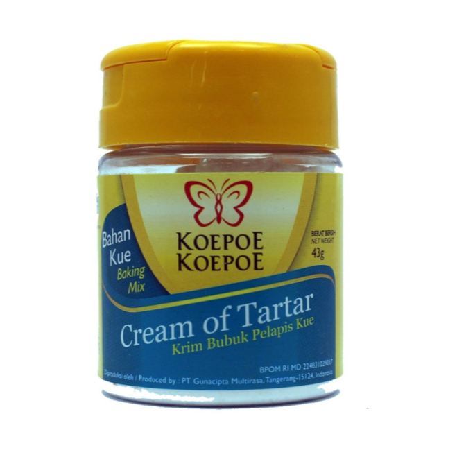 

Koepoe koepoe cream of tartar