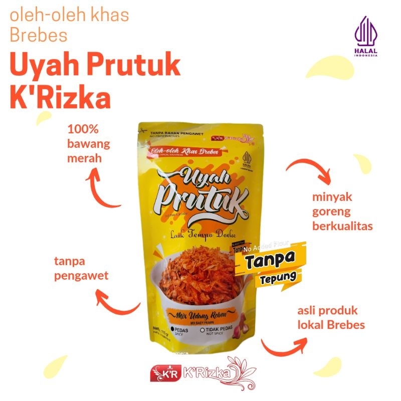 

UYAH PRUTUK MIX UDANG REBON K'RIZKA 110 GR