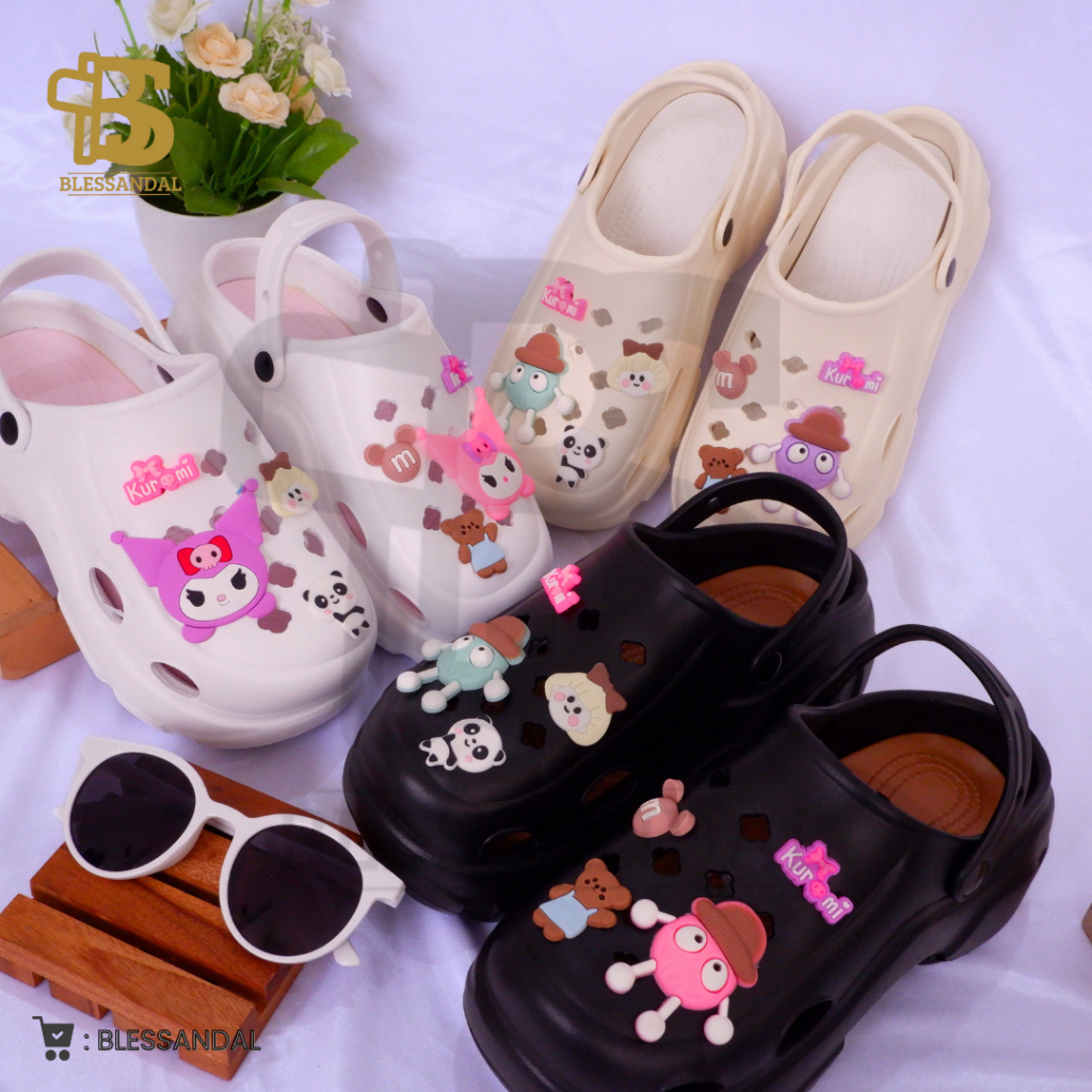 SANDAL KODOK/SANDAL KODOK WANITA DEWASA/SANDAL KODOK JIBBITS NEW TRENDY