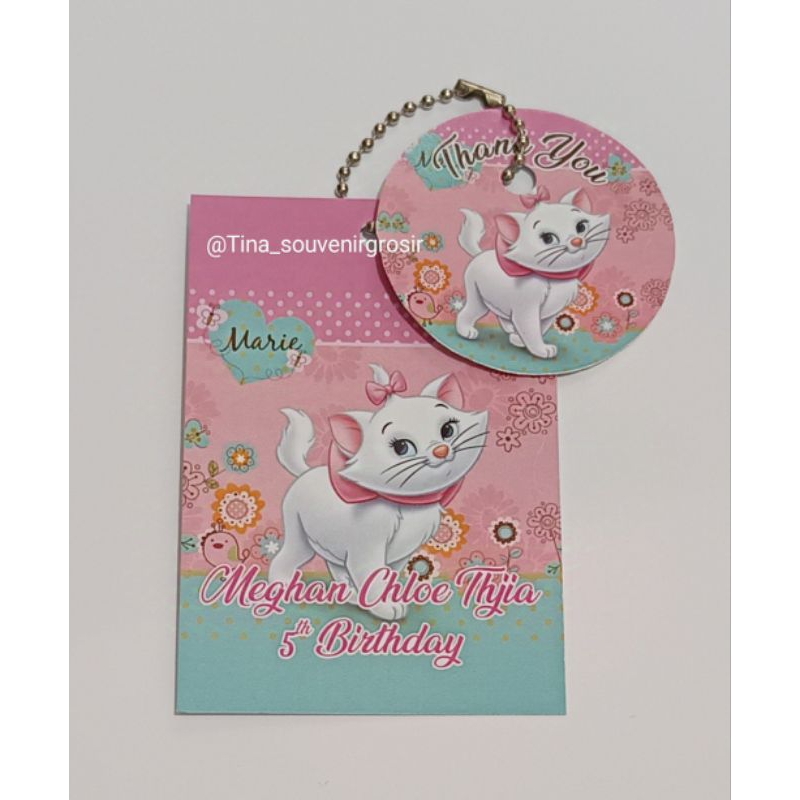 

THANK CARD +rantai min 2 lsn free desain