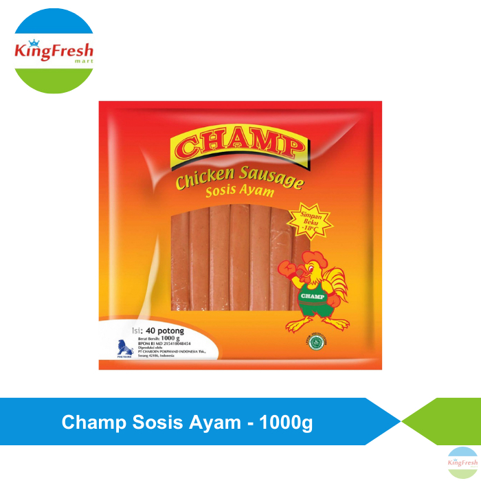 

Champ Sosis Ayam 1.000 GRAM (1 KG)