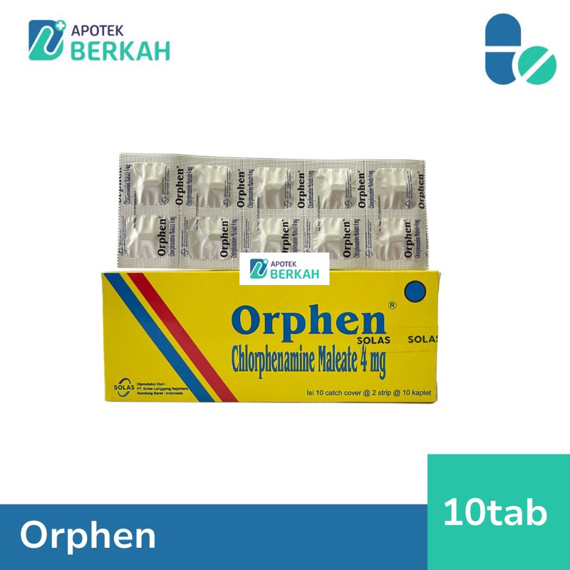 Orphen 4 Mg Obat Alergi - 10 Kaplet