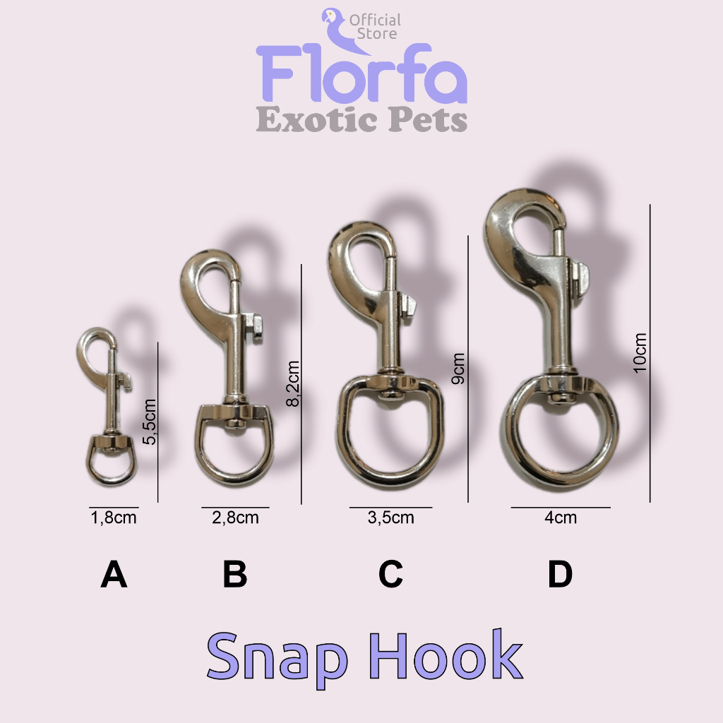 Snap Hook Kait Penyambung Tali Anjing Tali Kucing