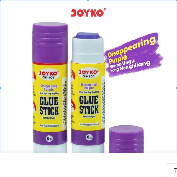 

( 1 PACK ) Glue Stick Lem Batang Joyko GS-105 8gr 1 PACK ISI 24 BIJI