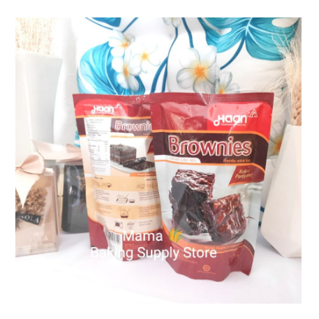 

HAAN Brownies Instant Cake Mix Bronis Premix Kue Brownis REPACK 220 gr