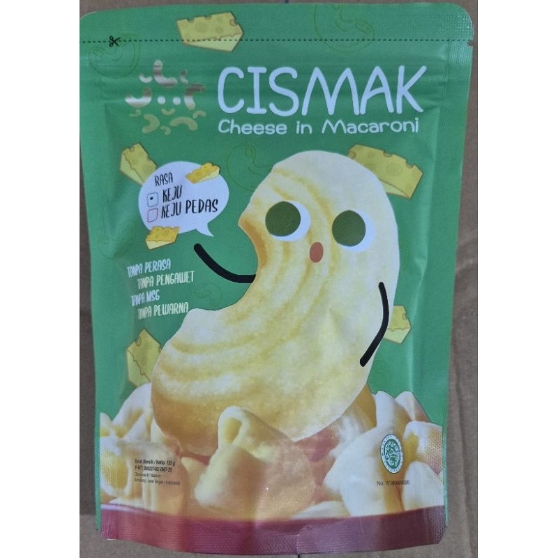 

CISMAK Cheese in Macaroni , Snack sehat tanpa Pengawet dan tanpa MSG