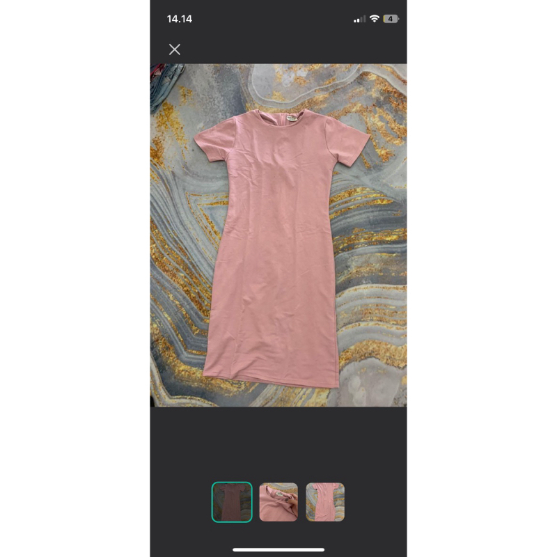 dress nude pink korea