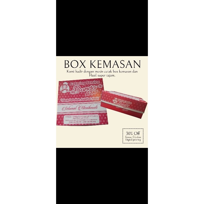 

DOS KEMASAN ( BOX PACKAGING )