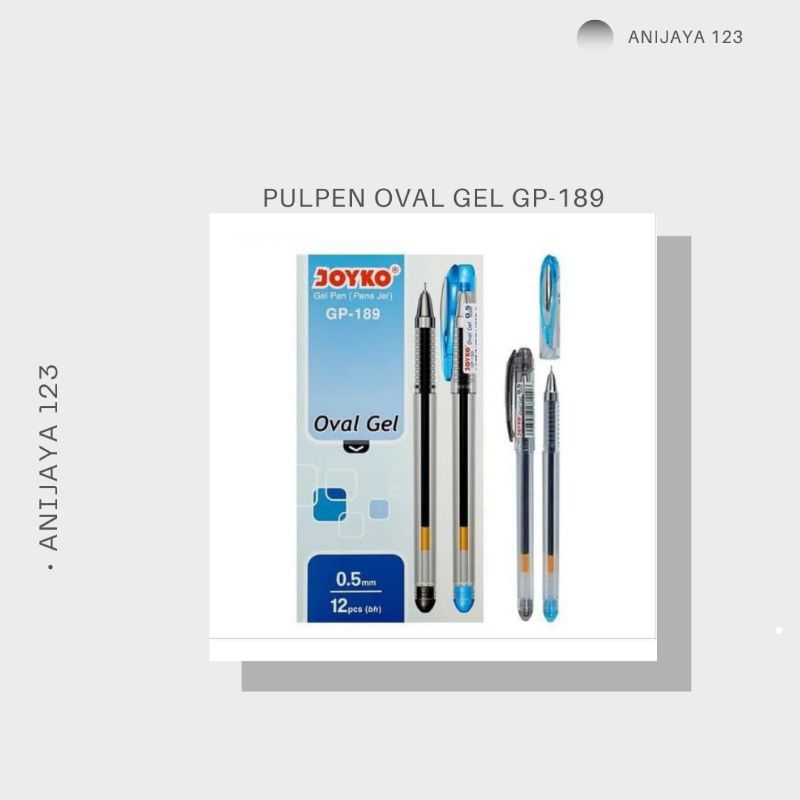 

PULPEN OVAL GEL GP-189 MEREK KENKO 1PCS