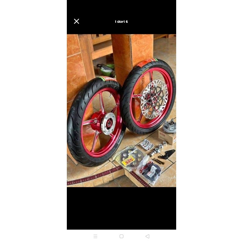velg second original