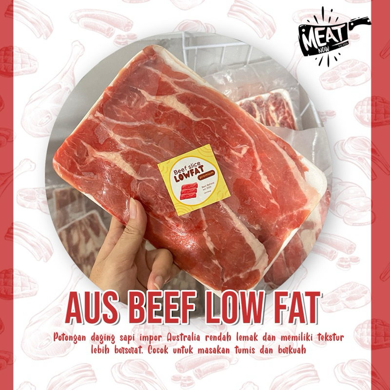 

Aus Beef Low Fat/Daging Slice/Daging Surabaya/Slice Beef