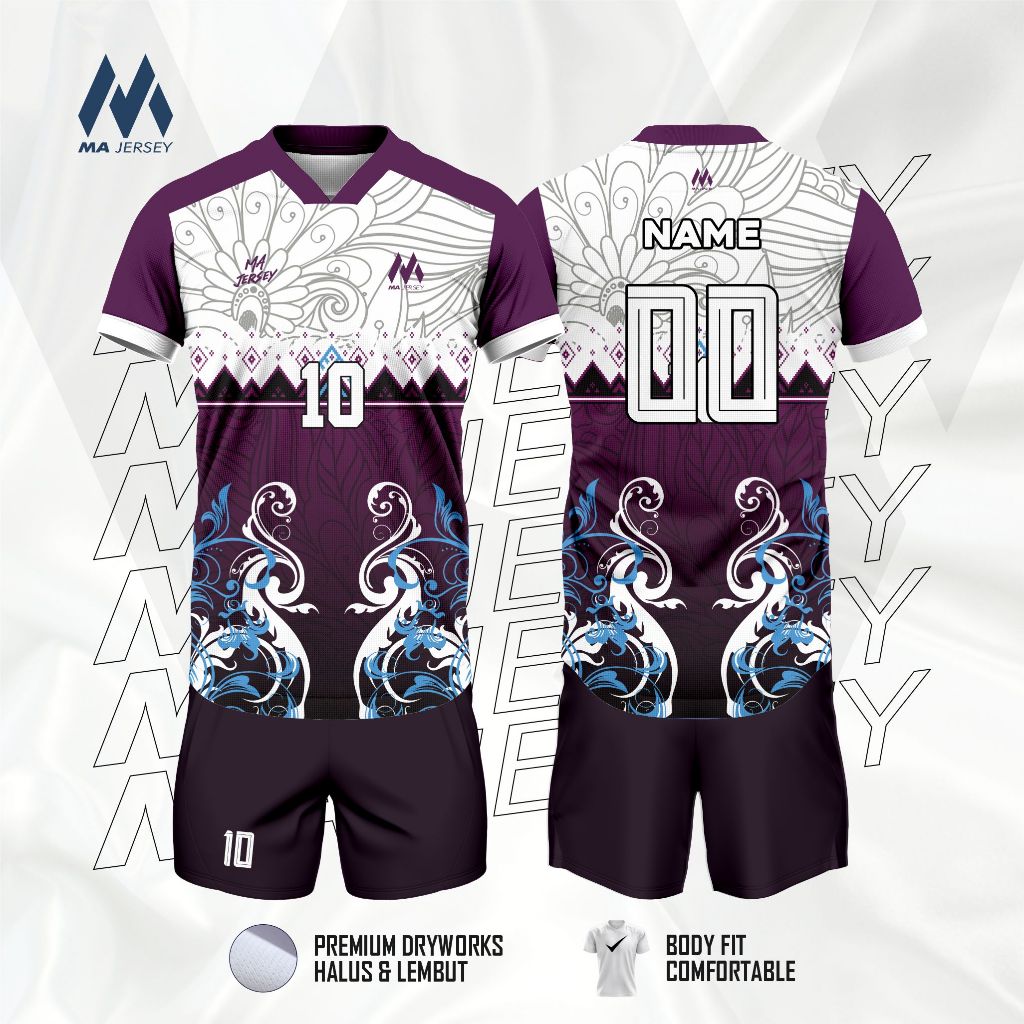 MAJERSEY - Baju Futsal Sablon Nama Custom Nama Logo Proses Cepat