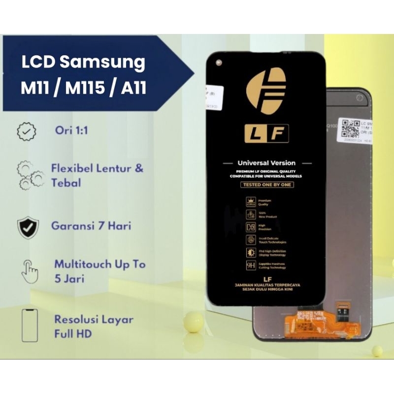 LCD Samsung M11 / M115f / A11 Lcd LF Fullset Touchscreen (Bergaransi)