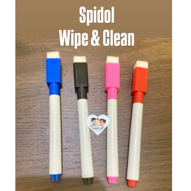 

SPIDOL WIPE & CLEAN ANEKA WARNA