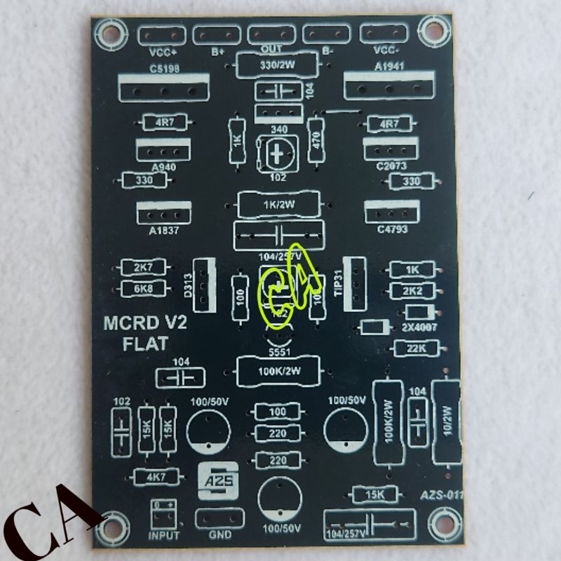 PCB DRIVER MCRD V2 FLAT