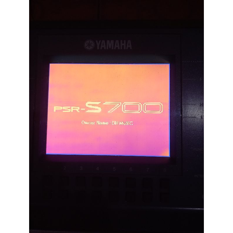 keyboard/ organ tunggal/ piano digital/ yamaha PSR S700 plasdisk second