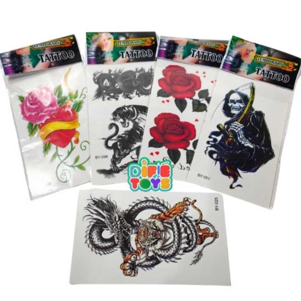 MAINAN TATO TEMPORER / TATTO AIR UKURAN SEDANG