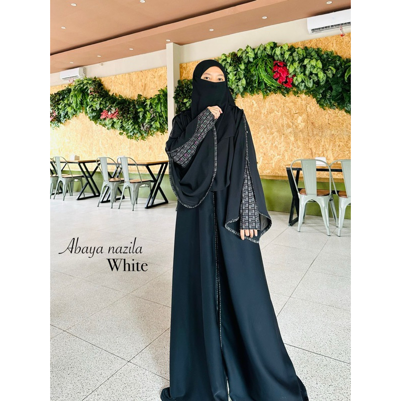 ABAYA ARAB/ABAYA TURKEY/ABAYA NAZILA FURSAN TERLARIS ORIGINAL TEMBORO