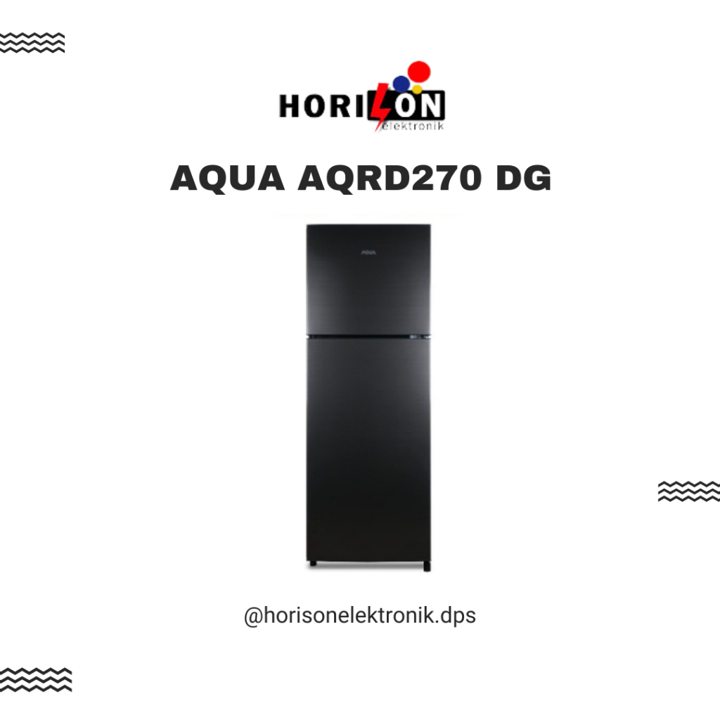 KULKAS 2 PINTU AQUA AQRD270 DG