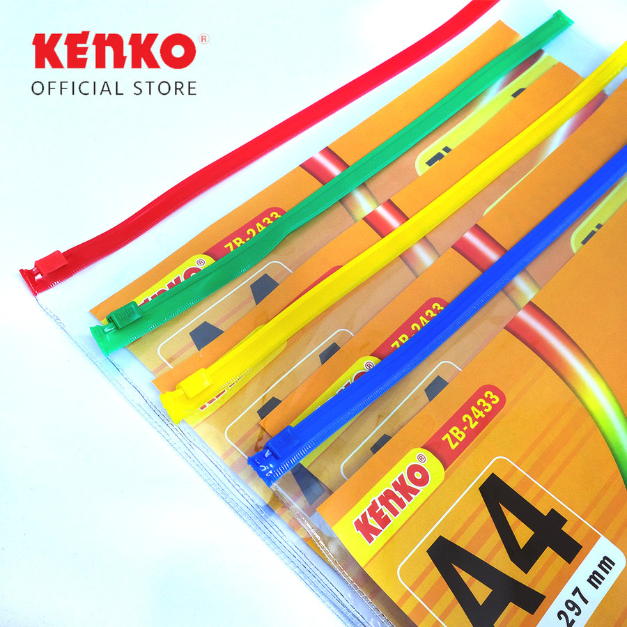 

Map Zipper Bag A4 Kenko ZB-2433