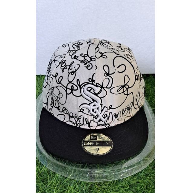 Topi New Era Snapback Model Build Up Size 7 55,8cm Chicago Sox 100% Original
