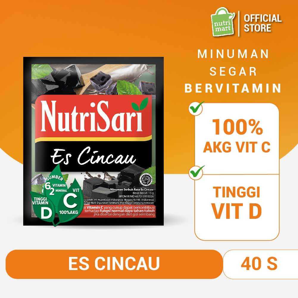 

NutriSari Es Cincau 40 Sachet - Minuman Buat Vitamin C & Vitamin D