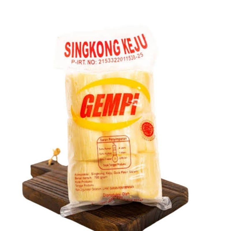 

Singkong keju siap goreng cap GEMPI asli Salatiga