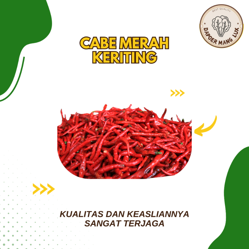 

CABAI MERAH KERITING 500 GRAM DAN 1 KG BEST QUALITY