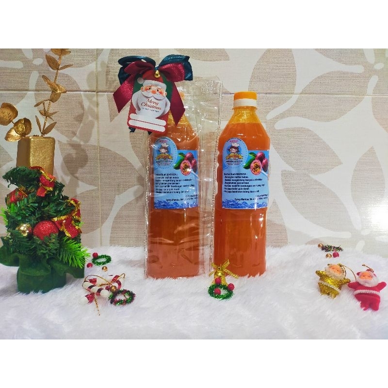 

Tas mika natal, 1000 ml( 1 botol) Markisa+Sterofoam.