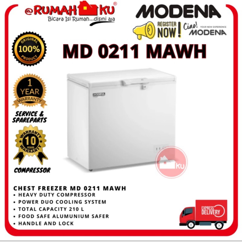 Modena chest Freezer Modena MD 0211 MAWH