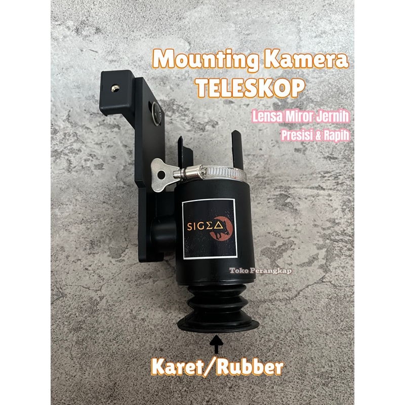 Mounting Kamera Teleskop Model Samping  - Monting Kamera HP