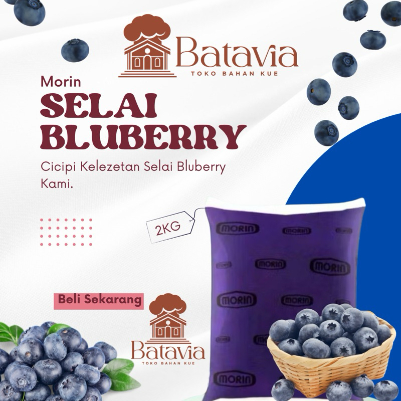 

Morin Selai Bluberry 2kg | Selai morin | Blueberry Filling