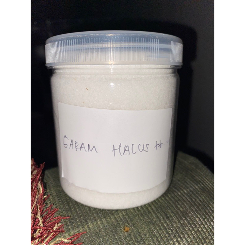 

garam halus ++ untuk konsumsi uk 500g toples