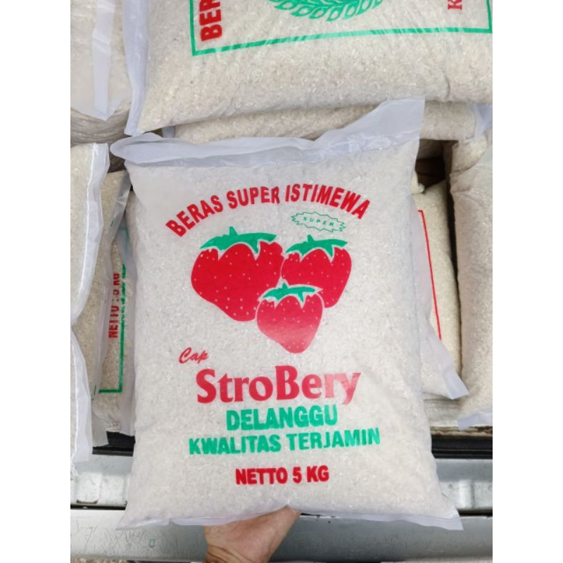 

Beras strobery kemasan 5Kg