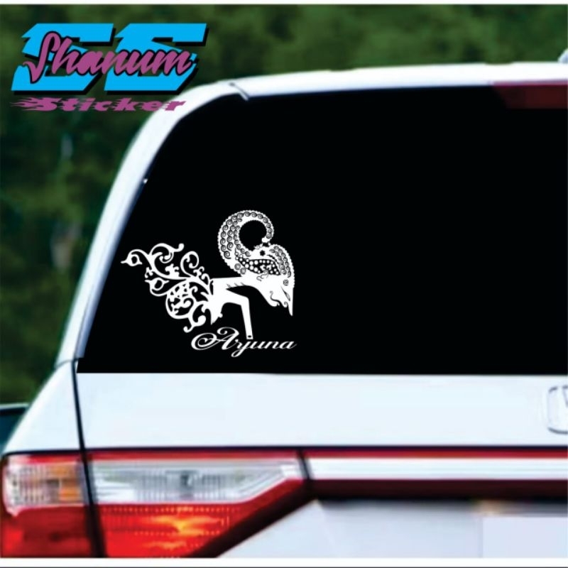 STIKER CUTTING WAYANG ARJUNA