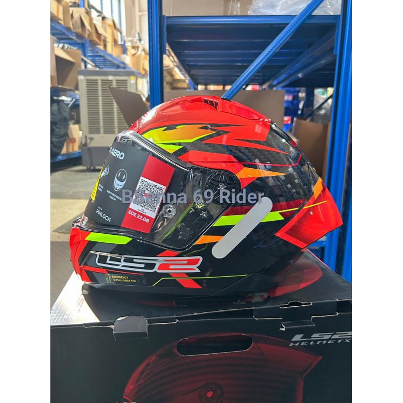 helm Ls2 thunder GP Aero carbon fiber